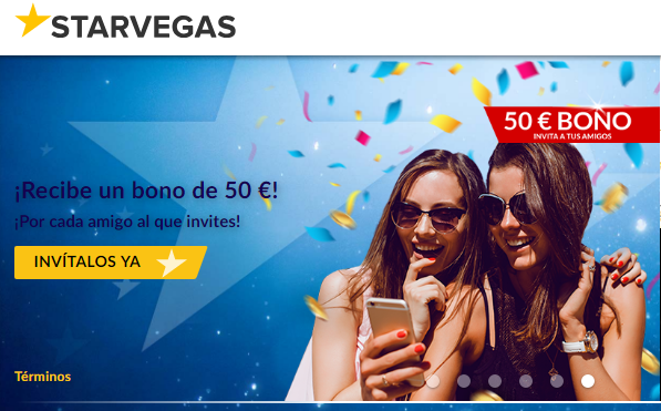 Por primer depósito se reciben hasta 200 euros en Casino Starvegas