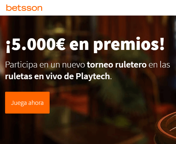 ruleta en vivo betsson